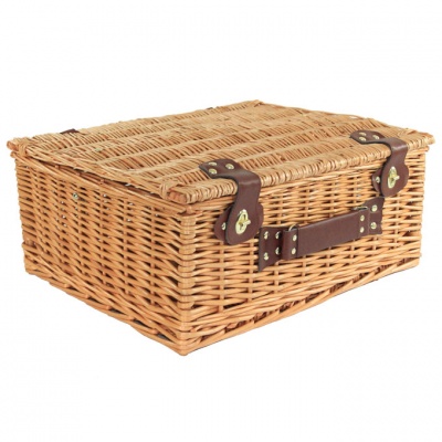 Set of 3 Superior NATURAL WICKER Hampers (12,14,18'') - Small-Med-Large